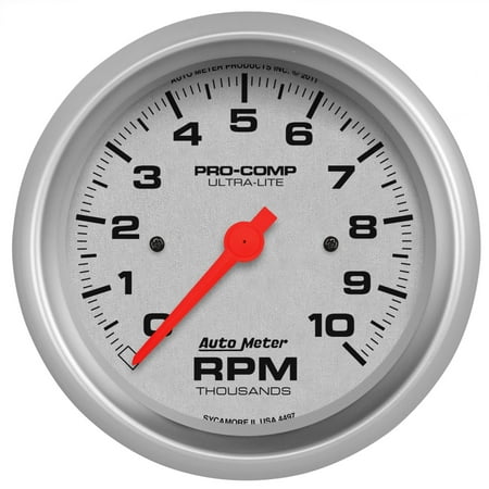 AUTO METER 4497 3-3/8IN TACH, 10,000 RPM, IN-DASH, ELEC