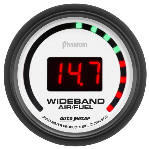 AUTO METER 5779 2-1/16IN WIDEBAND A/F, STREET, PHANTOM