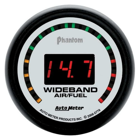 AUTO METER 5779 2-1/16IN WIDEBAND A/F, STREET, PHANTOM