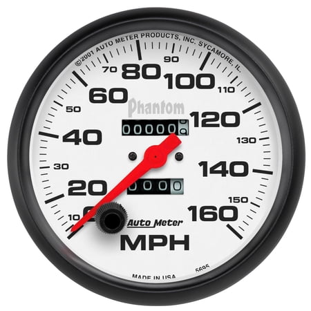 AUTO METER 5895 5IN SPEEDO, 160 MPH, IN- DASH, MECH
