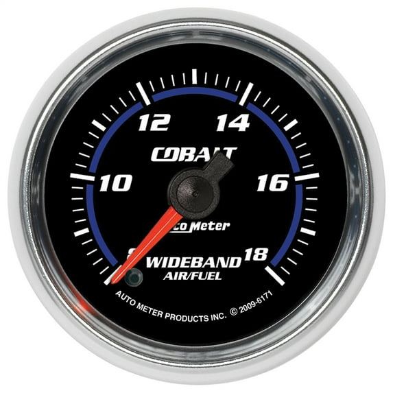 AUTO METER 6171 2-1/16IN ANALOG WIDEBAND, FSE, COBALT