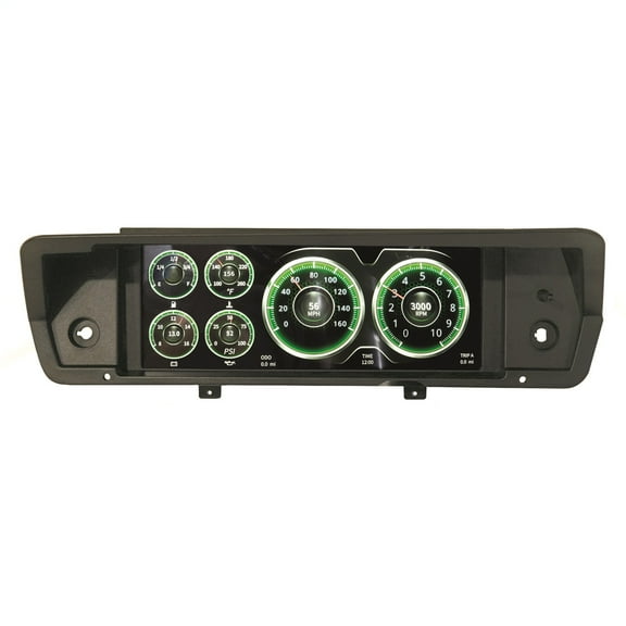 AUTO METER 7009 Invision '72-'76 A-Body Digital Dash Black Fits select: 1972-1976 PLYMOUTH VALIANT, 1972-1976 DODGE DART