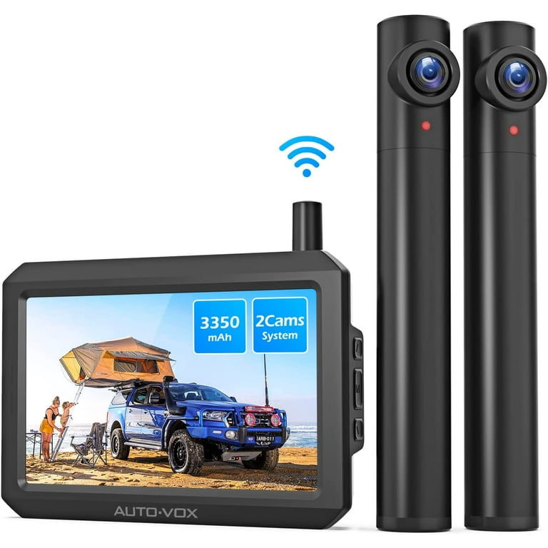 Auto Vox Solar Powered Dash Cam AUTO-VOX 5'' Wireless Backup