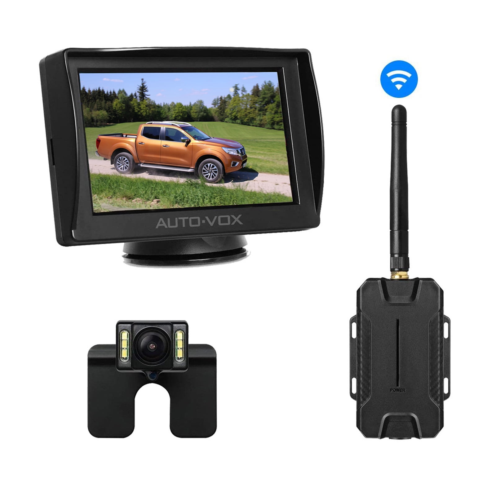 AUTO-VOX M1W Wireless Backup Camera Kit for Car, Waterproof Super