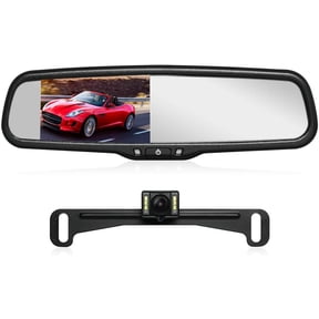AUTO-VOX T2 OEM Look Backup Camera for Car/Trucks, Rear View Mirror Camera Monitor with IP68 Waterproof Super Night Vision Back Up Camera for Car/Trucks