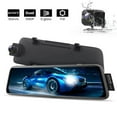 thumbnail image 1 of AUTO-VOX V5 9.35'' Full Laminated Ultrathin Touch Screen Rear View Mirror Camera, Dual 1080P Super Night Vision Backup Camera, 1 of 7