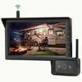 thumbnail image 1 of AUTO-VOX W10 Infrared Night Vision Rear View Camera System with 7" Monitor Split Screen High-Speed Observation for Truck, Camper,Van,Trailer, 1 of 7