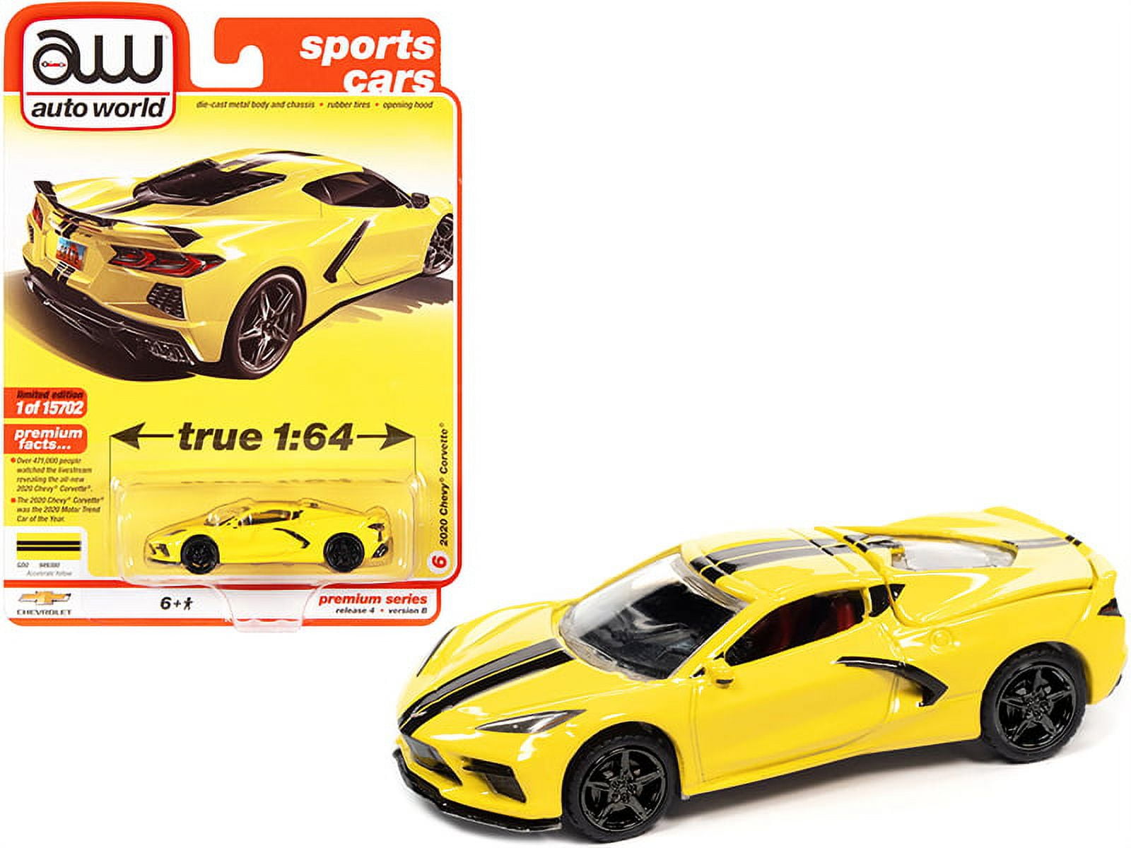 2020 Chevrolet Corvette C8 Stingray Accelerate Yellow with Twin