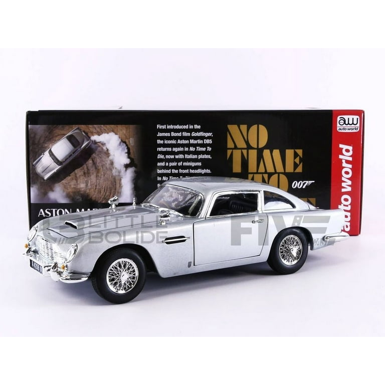 AUTO WORLD 1/18 - ASTON MARTIN DB5 - J. Bond - No Time To AUTO WORLD 1/18 - ASTON MARTIN DB5 - J. Bond - No Time To