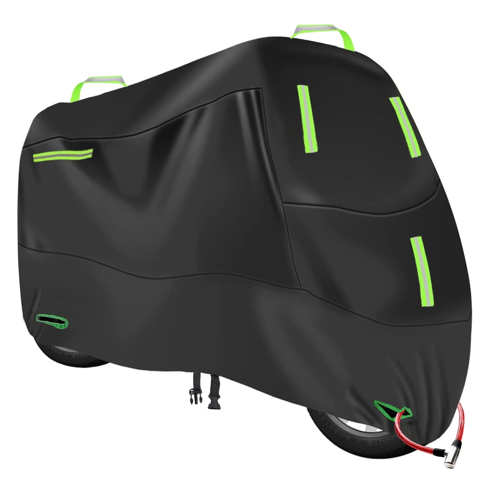 XiongXiong 4XL Motorcycle Cover, Motorcycle Covers Outdoor Waterproof Heavy Duty Motorbike Cover for Harley Davidson, Honda, Suzuki, Kawasaki, Yamaha