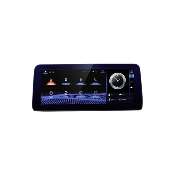 AUTOABC 12.3 Inch Linux Touch Screen For LEXUS RX No Screen Short Knob Version 2009-2012 Year With Android Mirror Airplay Carplay Touch Screen HD Resolution 1920*720p
