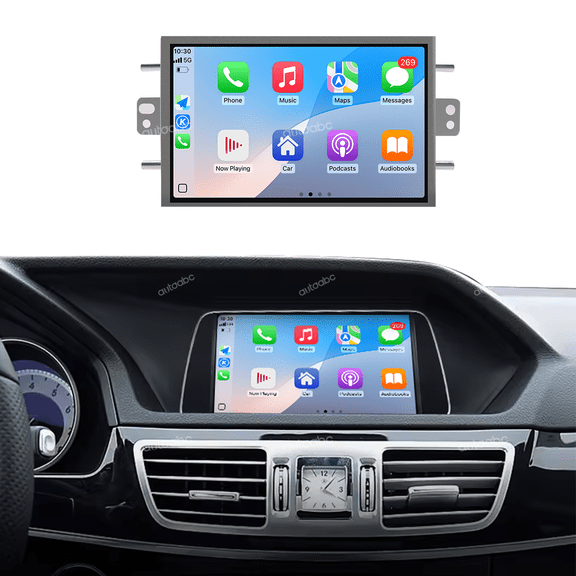 AUTOABC 7 Inch Linux Screen for OEM Mercedes Benz E Class W212 NTG5.0 Without Frame Wireless CarPlay Android Auto LHD