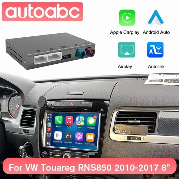 AUTOABC Wireless Carplay Andriod Auto For Volkswagen Touareg 2010-2018 Retrofit Kit Decoder