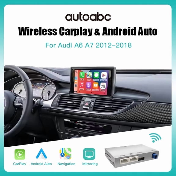 Wireless Carplay Android Auto interface adapter for Audi A6 A7 HN+R 2011-2015