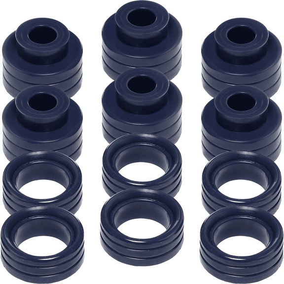 AUTOACER - Complete Front & Rear Body Cab Mount Bushing Kit 12 pcs in High Grade Polyurethane Fits RAM 1500 (1994-2001) 2500 (1994-2002) 3500 (1994-2002). Standard Cab Models 2WD / 4WD