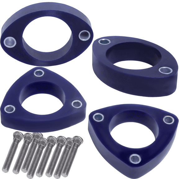 AUTOACER Complete Front & Rear Leveling Lift Kit 4pc in Polyurethane / PU - Height 40mm / 1.6” For CIVIC SEDAN 2000 - 2005, HONDA CR-V (2nd Gen) 2001 - 2006, RSX 2001 - 2006, ELEMENT 2003 - 2011
