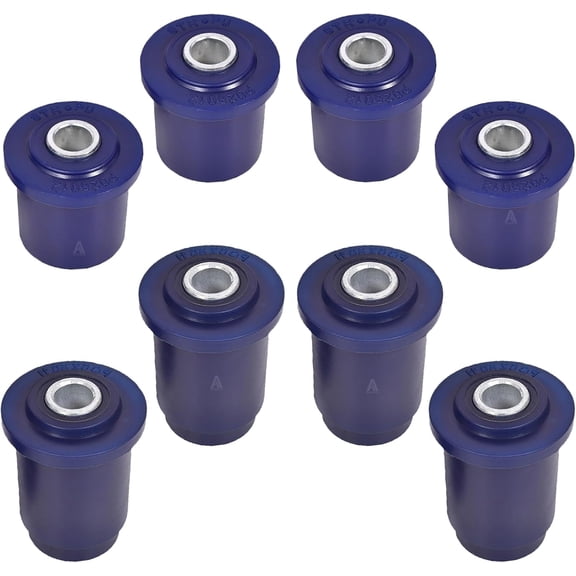 AUTOACER Complete Front Upper & Lower Control Arm Bushing Kit 8 Pcs in High Grade Polyurethane (PU) For QX56, QX80, ARMADA, FRONTIER, PATHFINDER, TITAN, XTERRA - Year 2004-2019