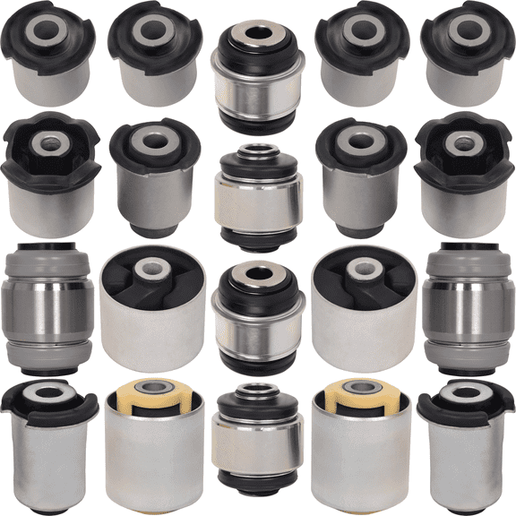 AUTOACER Complete Suspension Kit 20 Pcs - Front & Rear Upper, Lower Control Arm Bushings & Knuckle Bushes (Left & Right) for R. Rover Sport 2005 - 2013, OEM #RGX500111, LR054831, LR051592, LR019979