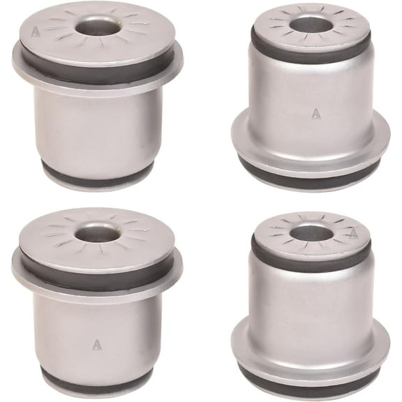 AUTOACER Control Arm Bushing Kit 4 Pcs - Front Upper Control Arm Bushings Left & Right for Escalade, Avalanche, Express, Silverado, Suburban, Tahoe, Savana, Sierra, Yukon and Yukon XL
