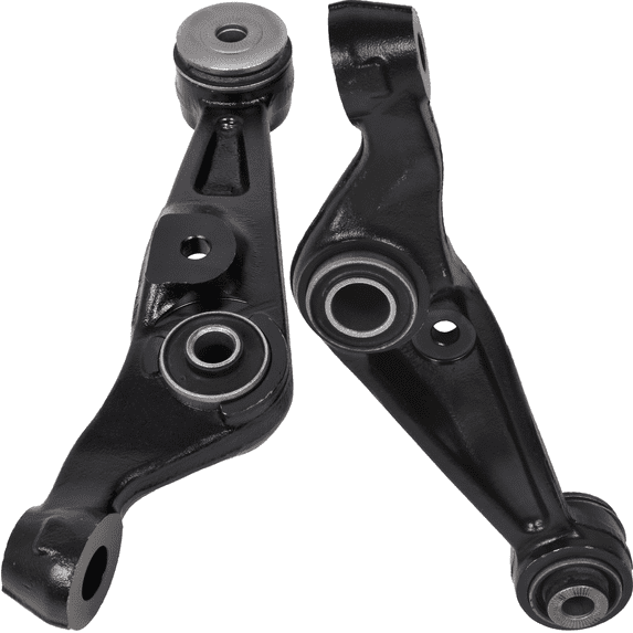 AUTOACER Control Arm Kit 2 Pcs - Front Lower Forward Control Arms (Left & Right) with Bushings Fitted for LS460 / LS460L 2007 - 2017, LS 600h 2008 - 2017 AWD Models, OEM# 48620-50081, 48620-50080