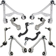 AUTOACER - Front & Rear Control Arms with Ball Joints & Bushes, Stabilizer Sway Bar Links & Tie Rods for S-TYPE 2002-2009, XJ8 2004-2009, XJR 2004-2009, SUPER V8 2005-2009, VANDEN PLAS 2004-2009
