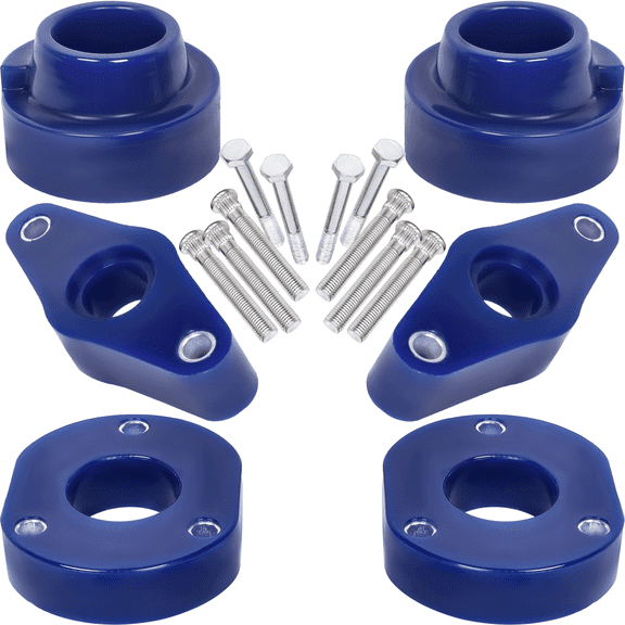 AUTOACER Front & Rear Leveling Lift Kit 6p - Complete Suspension Strut Spacers, Spring Spacers & Shock Spacers 40mm / 1.6 with Longer Bolts for GRAND CHEROKEE WK2 (4th Gen)2010 - 2022, 2WD / 4WD