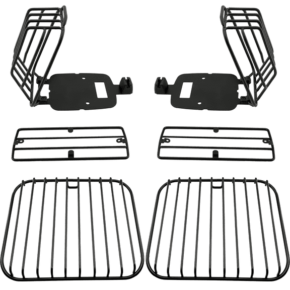 AUTOACER Front & Rear Light Guard Grill Kit 6p - Headlight, Turn Signal & Taillight Guard Grill Set, (Left & Right) Fits G Class G550 2009 - 2018, G55 AMG 2003 - 2011, G500 2003 - 2018