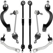 AUTOACER Suspension Kit 8p - Front & Rear Sway / Stabilizer Bar Links & Torque Tie Rod Set for S-TYPE 2002-2007, SUPER V8 2005-2009, VANDEN PLAS 2004-2009, XJ8 / XJR 2003-2009, XK 2007-2009