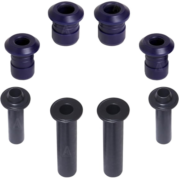 AUTOACER Front Subframe Crossmmber Engine Cradle Polyurethane Bushings with Sleeves Kit of 8 Pieces - Compatible with Rogue 2008-2019 & JUKE LEAF 2011-2017. 54400-JG00A, 54400-JG32A