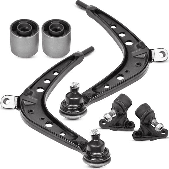 AUTOACER Suspension Kit 6p - Front Lower Control Arms, Inner Ball Joints & Bushings W/ Bracket(Left & Right) for E46 325xi 330xd 330xi Year 2000 2001 2002 2003 2004 2005 OEM# 31126758534, 31126758533