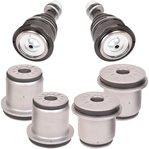 AUTOACER Front Upper Control Arm Bushings & Ball Joint Kit 6 pcs for Express 2500, 4500, Silverado 1500, 2500, Suburban 2500, Savana 2500, 3500, 4500, Sierra 1500, 2500, Yukon XL 2500