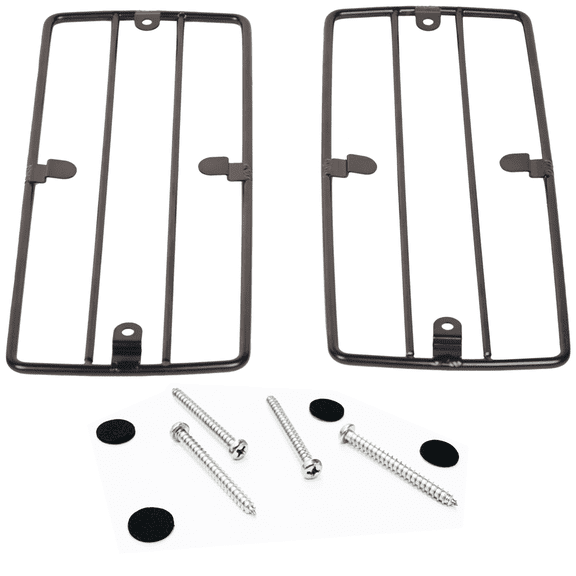 AUTOACER Rear Tail Light Guard Grills 2pcs (Left & Right) for G-Class W463 W461 (19902022), Heavy Duty Steel Taillight Protector Covers, Black Coated, Fits G320 G500 G550 G63 AMG