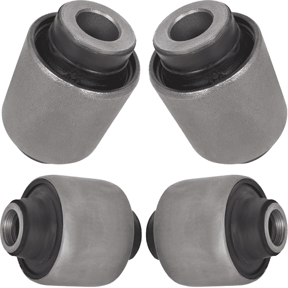 AUTOACER Rear Bushing Kit 4 Piece - Rear Lower Control / Trailing Arm Bushings for Pathfinder R51 2.5 YD2 dCi 2005 - 2010, Pathfinder R51 3.0 V9X Turbo dCi 2005 - 2014 RWD / AWD Models
