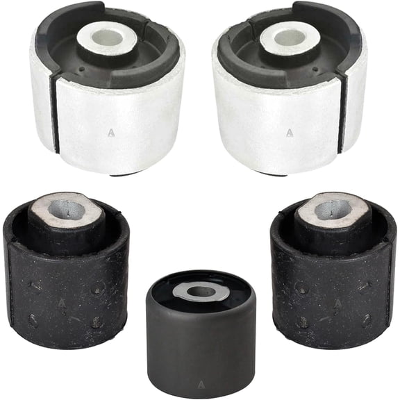 AUTOACER - Rear Suspension Kit 5 pcs - Rear Subframe Differential & Rear Axle Trailing Control Arm Bushings Left & Right for 3 SERIES (E46) 1998-2005, X3 (E83) 2004-2008.