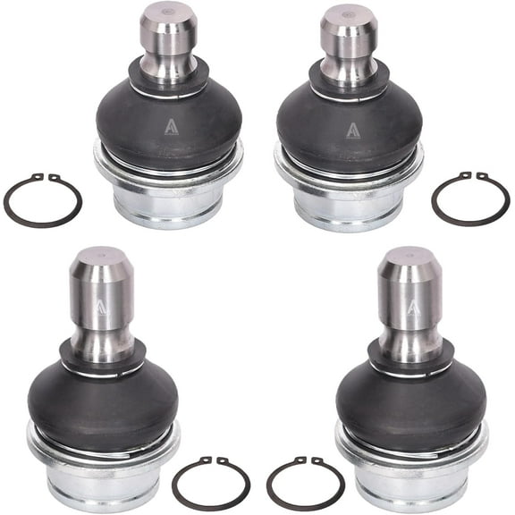 AUTOACER Rear Upper & Lower Control Arm Ball Joint Kit (Left + Right) 4 Pcs for Pathfinder R51 2005-2014, Armada 2006-2015, QX56 2006-2010, OEM Compatible 54500-7S002, 54500-EB300, 54500-EA009