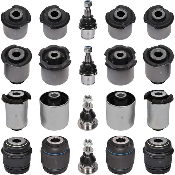 AUTOACER Suspension Kit 20 Pcs - Front & Rear Control Arm Bushings, Ball Joints & Rear Knuckle Bushings for LR3 Sport Utility Models 2004-2009, RangeRover Sport 2005-2013, OEM RGX500211, RGX500111