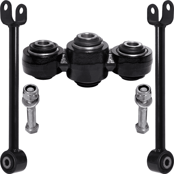 AUTOACER Rear Suspension Kit 3 Piece - Rear Watts Linkage Arm with Bushings & Hardware (Nuts, Bolts, Washers) Included, and Linkage Assembly for Discovery II | OEM # RGX100960, RGD100450, RGD100550