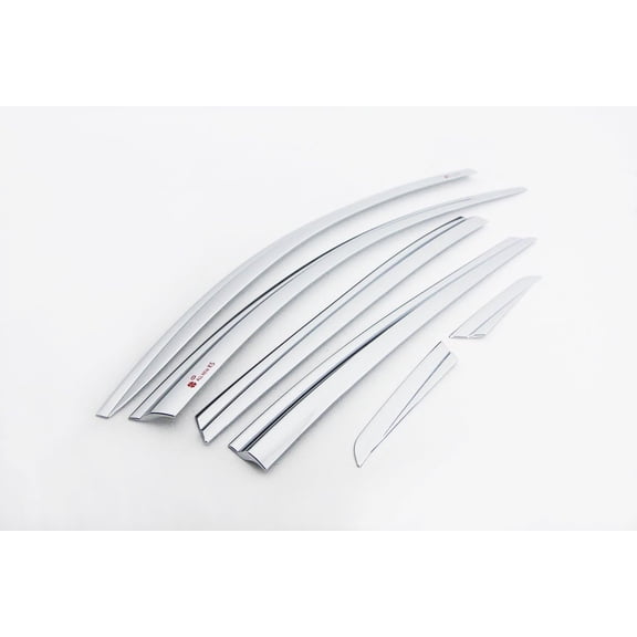 AUTOCLOVER Chrome Side Window Visor Sun Rain Vent Guard 4p for 2020 Optima