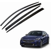 AUTOCLOVER Smoke Tinted Window Visor Sun Rain Vent Guard 4p Compatible with Stinger