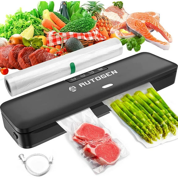 AUTOGEN Vacuum Sealer Machine Food Vacuum Sealer with Built-in Air Sealing System