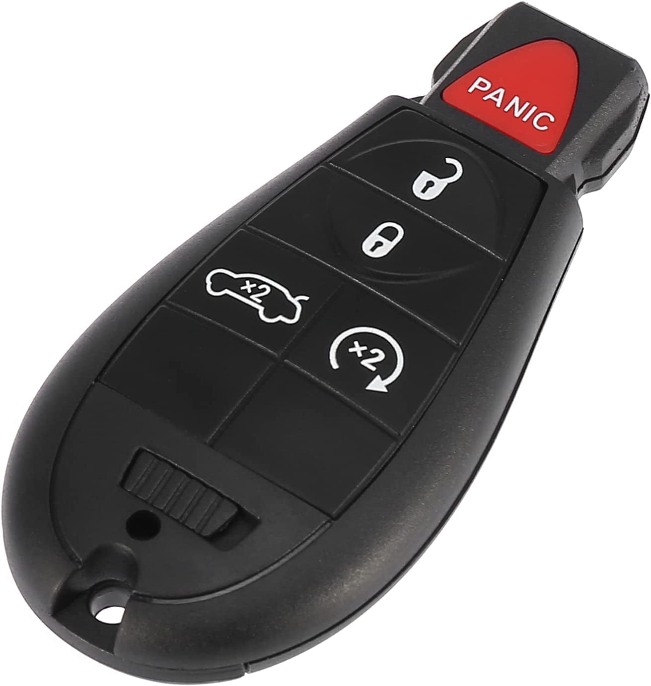 AUTOHAUX Replacement Keyless Entry Remote Car Key Fob 433Mhz 5 Buttons OE# 56046773AA for Dodge Dart 2013-2016