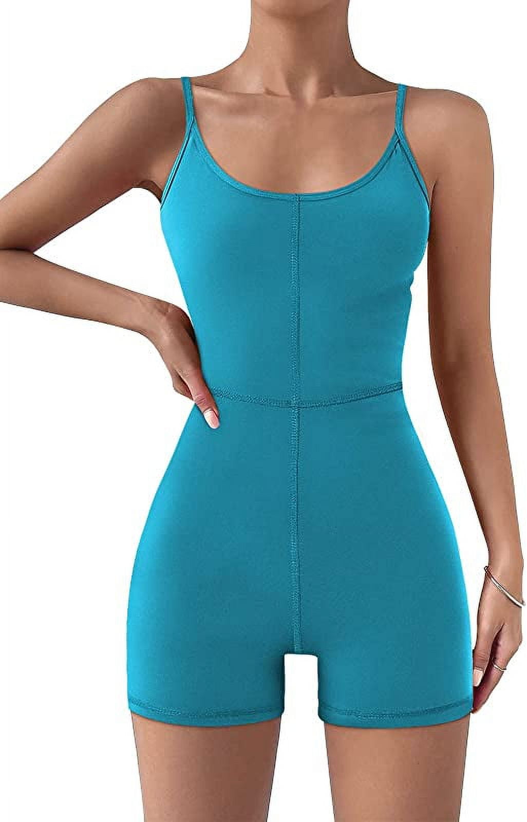 AUTOMET Women's Jumpsuits Unitard Bodysuit Workout Rompers One Piece