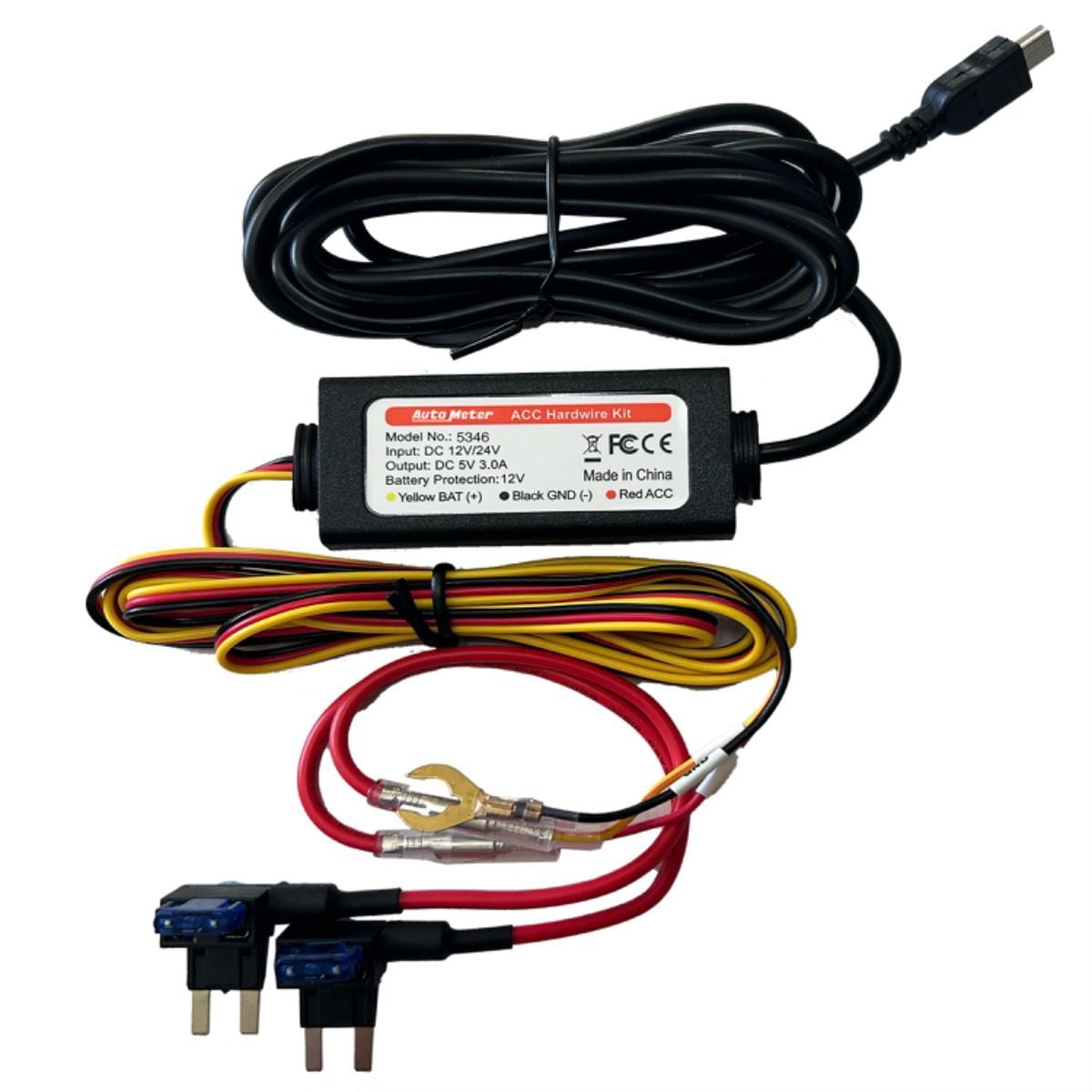 AUTOMETER Hard Wire Kit For 9124 w/Parking Mode partNumber: 5346