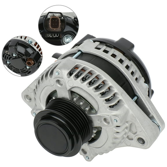 AUTOMUTO 130 Amp Automotive Alternator with 6-Groove Pulley for Honda Odyssey V6, Silver