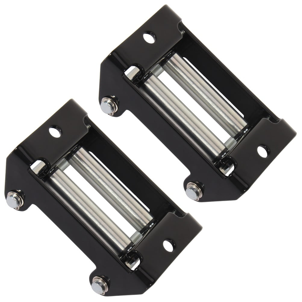 AUTOMUTO 2PCS 3000 LBS Steel Wire Rope Roller Fairlead Perfecfor ATV ...