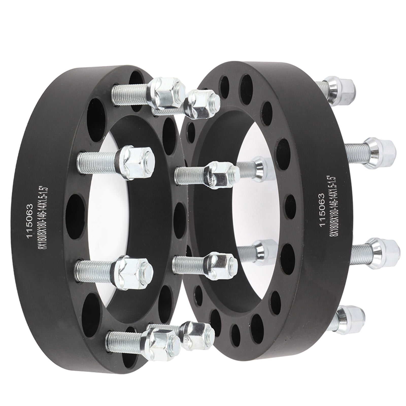 AUTOMUTO 2set 1.5" 8x180 to 8x180 14x1.5 Wheel spacers 8 Lug fit for