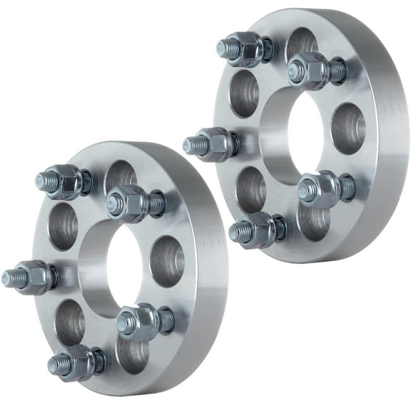 AUTOMUTO 2set 1" 5x100mm to 5x112mm Conversion Wheel Spacers Adapters 12x1.5 with Studs 57.1 H.B for Spirit Fits select: 2003-2013 TOYOTA COROLLA, 2004-2014 TOYOTA PRIUS