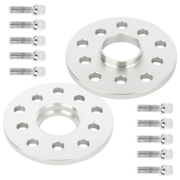 AUTOMUTO 2set 10mm Thick 5x100 5x112 5 Lug 14x1.5 Studs Wheel spacers fit for A3 Quattro for S6 for A4 Quattro Fits select: 2011-2015 VOLKSWAGEN JETTA SE, 2014-2015 VOLKSWAGEN PASSAT S