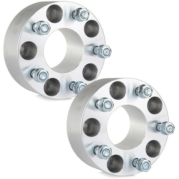 AUTOMUTO 2x 2.5" 5x4.75 to 5x4.75 Wheel Spacers 5X120.65mm 12x1.5 Studs 70.5mm CB for Chevrolet for Buick Riviera for Cadillac Eldorado for Pontiac Phoenix Fits select: 1982-2004 CHEVROLET S TRUCK