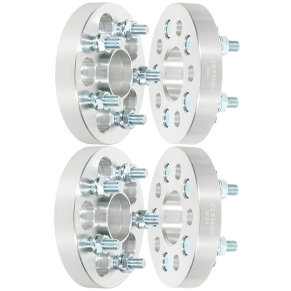 AUTOMUTO 4set 5Lug 1" 25mm 5x100mm to 5x100mm 12x1.25 Studs Wheel Spacers fit for Outback for Forester for Baja Fits select: 1998-2016 SUBARU FORESTER, 2008-2013 SUBARU OUTBACK